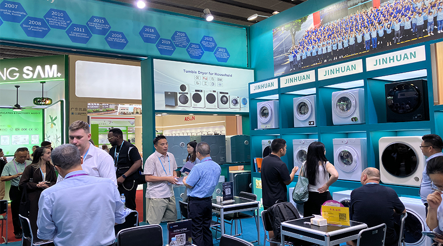 廣交會新老朋友齊聚，金環(huán)電器展位人氣旺