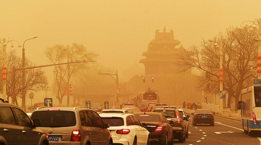 北方今年首場沙塵來襲！沙塵暴下衣服干衣機的干衣優(yōu)勢