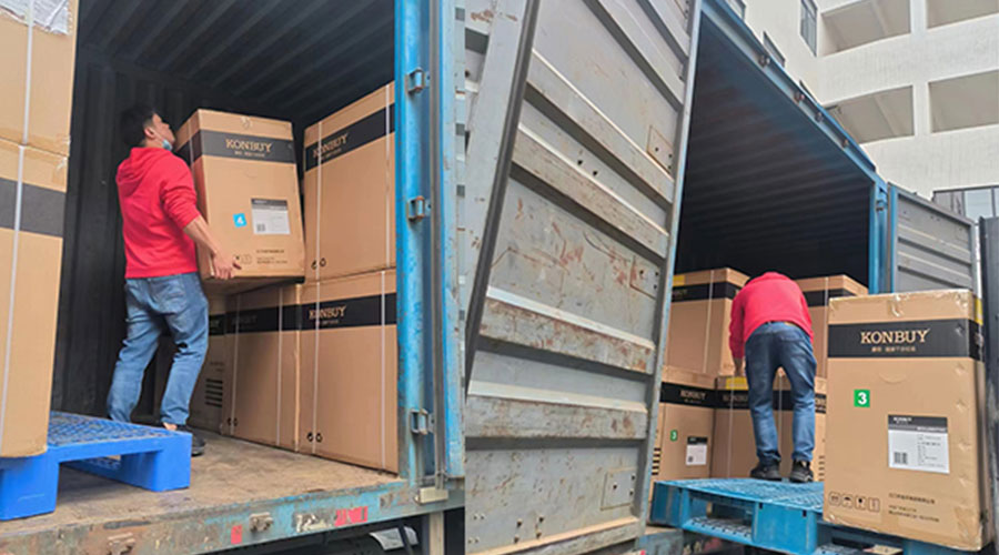 整裝待發(fā)！客戶50臺衣物烘干機(jī)裝柜完畢