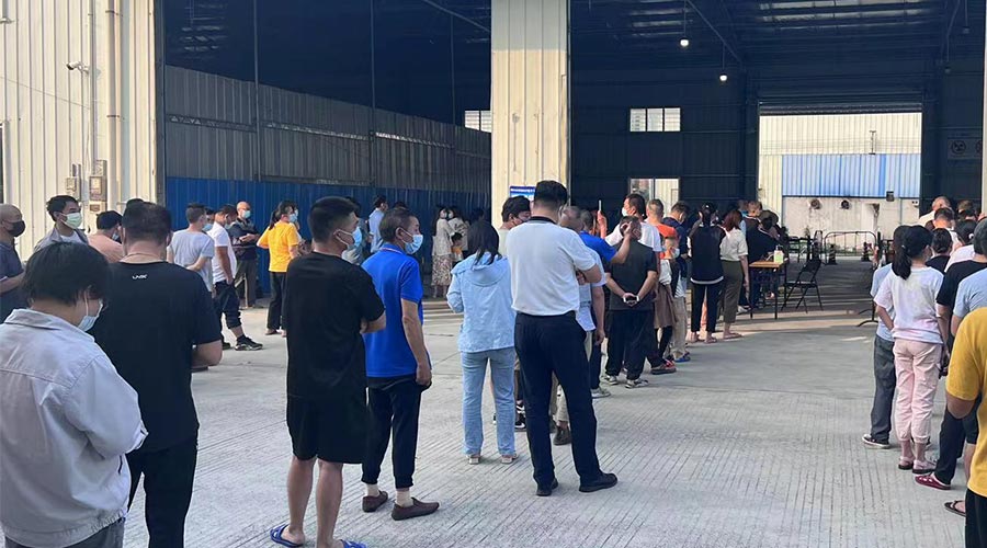 支援防疫是責(zé)任！金環(huán)電器助力鶴山核酸檢測(cè)