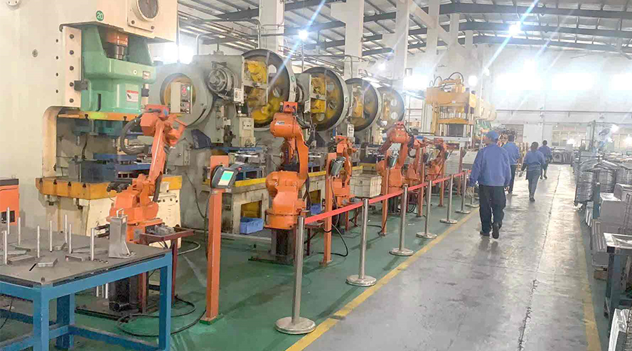 揭秘金環(huán)電器滾筒干衣機沖壓自動化生產(chǎn)是如何進行的？