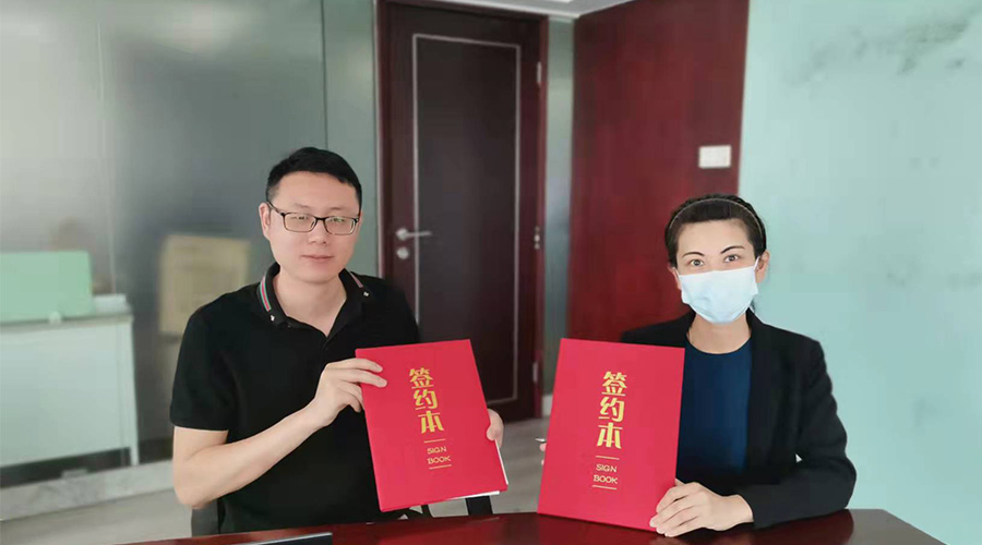 祝賀！金環(huán)電器與寧波某品牌電商客戶(hù)再次合作，簽約成功！