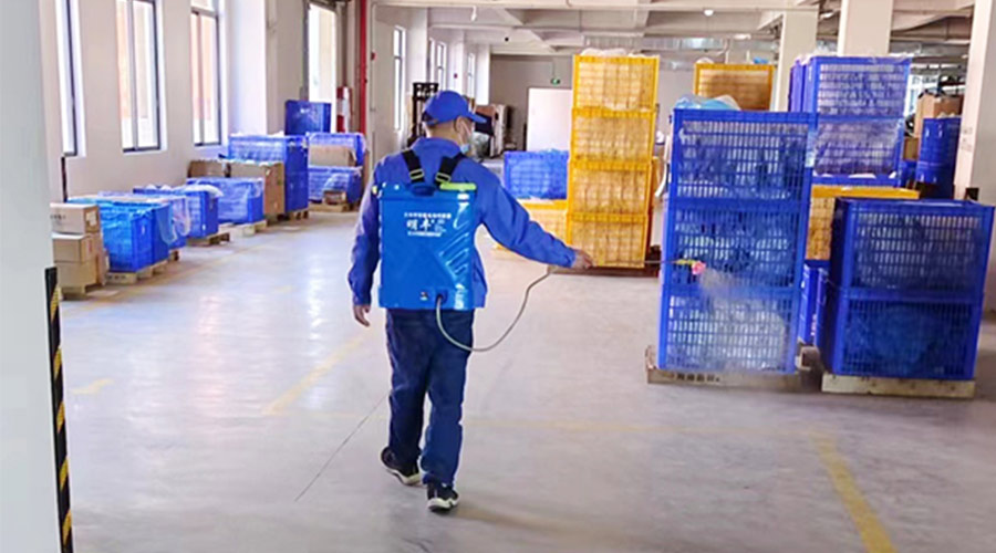健康和安全放首位！金環(huán)電器全面開展工廠除菌工作