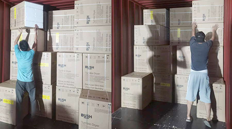 各司其職合力做好英國(guó)Argos客戶(hù)衣物烘干機(jī)出貨任務(wù)！