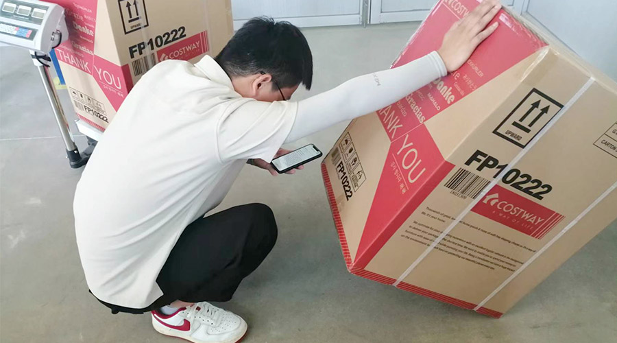 實況直擊！客戶北美COSTWAY開展衣物烘干機驗貨