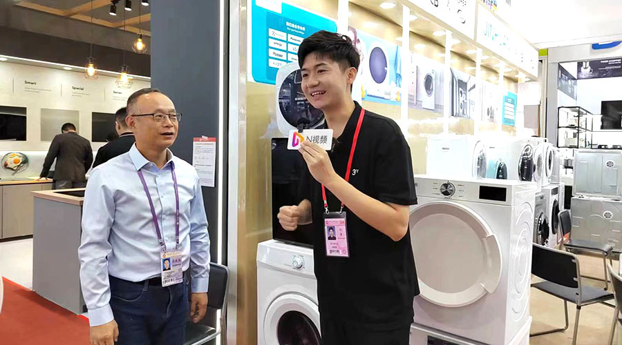 廣交會(huì)熱點(diǎn)！央視、新華網(wǎng)等媒體聚焦金環(huán)電器滾筒干衣機(jī)