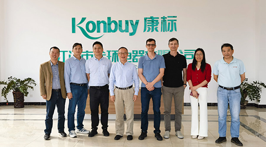 新項(xiàng)目對(duì)接！客戶伊萊克斯親臨金環(huán)電器參觀指導(dǎo)