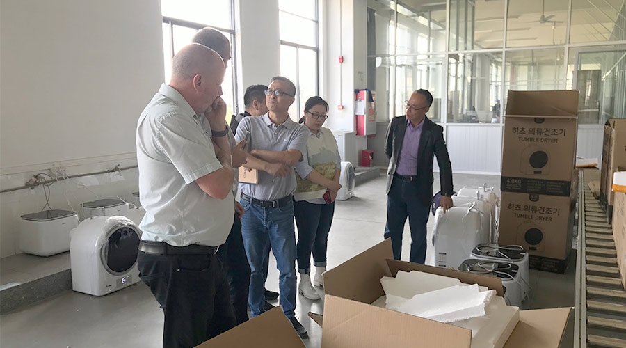 搶訂單 拼合同！金環(huán)電器積極推進滾筒衣服烘干機訂單增長