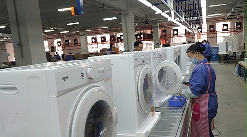 年底繁忙！金環(huán)電器全力保障英國(guó)Argos客戶(hù)滾筒干衣機(jī)生產(chǎn)